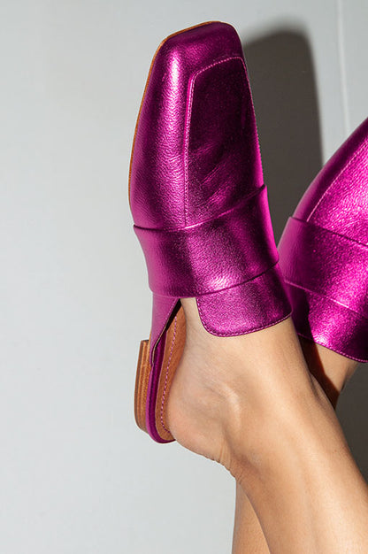 The Major Mule - Metallic Pink